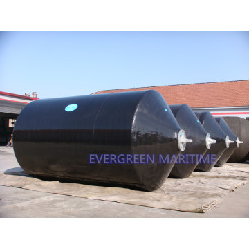 High Quality Cushion Type EVA Foam Filled Marine Fenders with Strong Reinforcement Layers Floating Docks with Chain and Tire Net